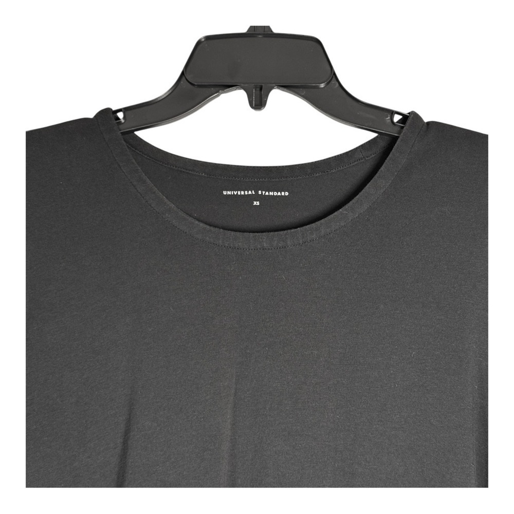 Universal Standard Halie T-Shirt Dress in Black - Picture 3 of 8